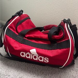 Adidas Bold Red Duffel Bag